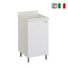 Meuble lave-mains armoire à linge 1 porte 45x50cm planche à laver Edilla Montegrappa Vente