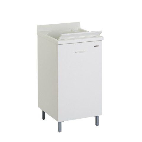 Meuble de buanderie avec évier 1 porte 45x50cm avec planche à laver Edilla Montegrappa Promotion
