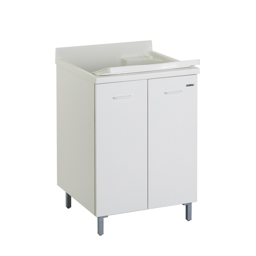Meuble buanderie Edilla Montegrappa avec bac et planche, 60x60 cm, 2 portes Promotion Meuble buanderie Edilla Montegrappa avec bac et planche, 60x60 cm, 2 portes Promotion