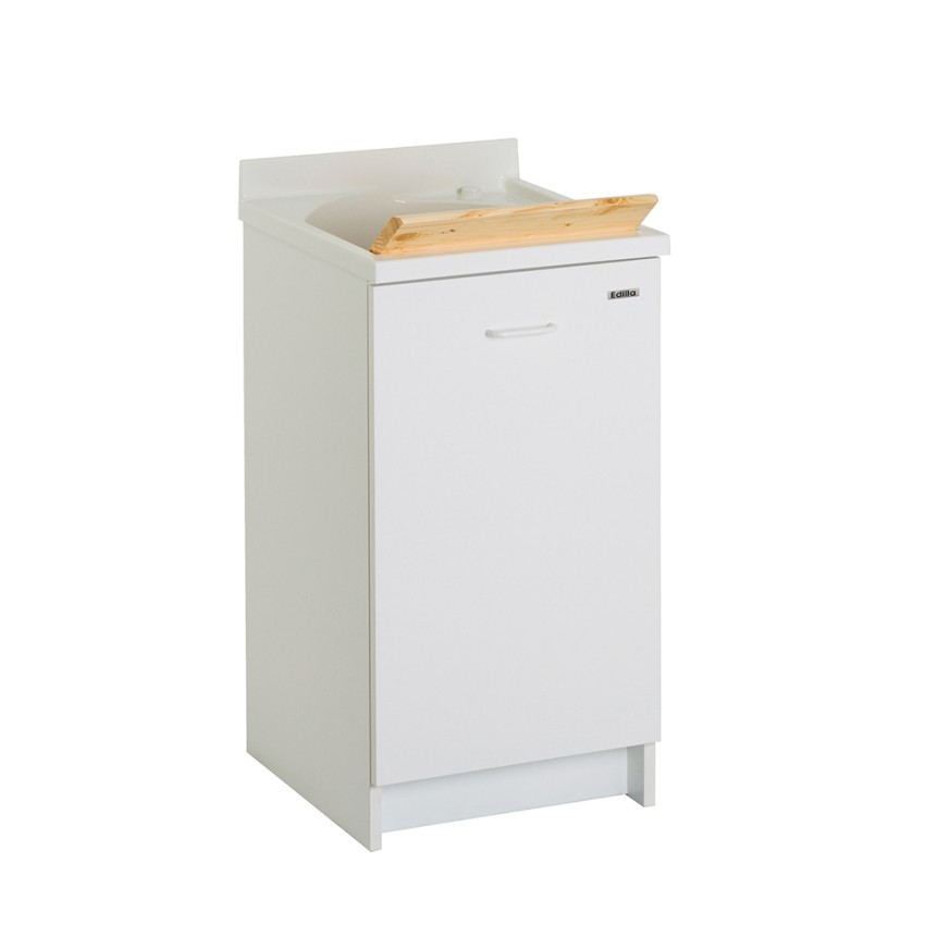 Meuble lave-main 45x50cm avec planche en bois Edilla Montegrappa Promotion