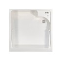 Meuble lave-mains 2 portes 60x60 cm avec lavabo et planche en bois Edilla Montegrappa Réductions