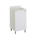 Lavabo 45x50cm avec planche en bois et meuble 1 porte Edilla Montegrappa Offre