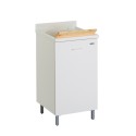 Lavabo 45x50cm avec planche en bois et meuble 1 porte Edilla Montegrappa Promotion
