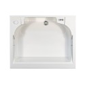 Meuble sous-lavabo à 2 portes 60x50cm avec cuve et planche en bois Edilla Montegrappa Réductions