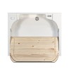 Lavabo avec meuble 2 portes 60x50cm lavabo planche en bois Edilla Montegrappa Catalogue