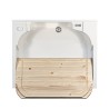 Meuble sous-lavabo à 2 portes 60x50cm avec cuve et planche en bois Edilla Montegrappa Catalogue