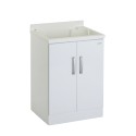 Meuble lavabo extérieur avec planche 2 portes 60x50cm Piuvella Montegrappa Offre