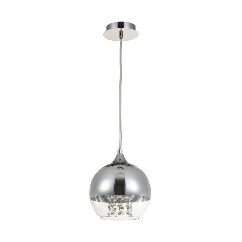 Suspension sphérique en verre chromé Ø 20 cm Fermi Maytoni Promotion