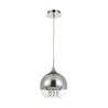 Suspension sphérique en verre chromé Ø 20 cm Fermi Maytoni Promotion
