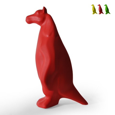 Sculpture animalière de décoration pop art moderne Cavallo Pinguino Kimere