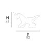 Sculpture art moderne animaux salon jardin Unicorno Delfino Kimere Offre