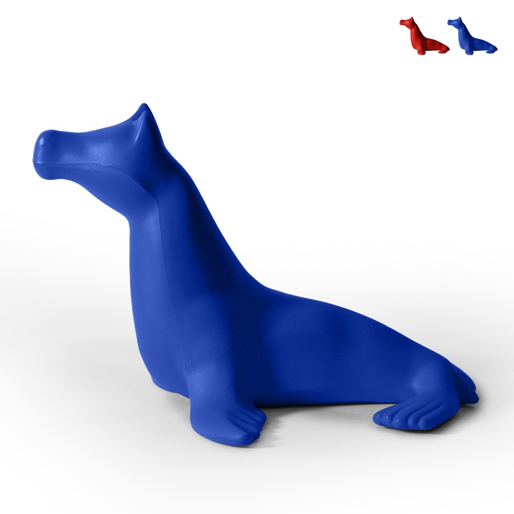 Statue d'animaux sculpture colorée pop art moderne Cheval Phoque Kimere