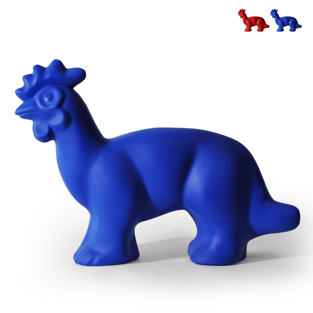 Sculpture de salon de jardin animaux colorée moderne Gallo Gatto Kimere