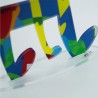 Sculpture décorative pop art note de musique colorée Tricroma Caractéristiques