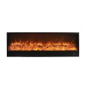 Cheminée électrique encastrable murale 180 cm flamme LED 1500W Amiata Offre