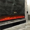 Cheminée électrique moderne encastrable 1500W 300cm chaleur 6 niveaux Etna Vente