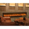 Cheminée électrique moderne encastrable 1500W 300cm chaleur 6 niveaux Etna Catalogue