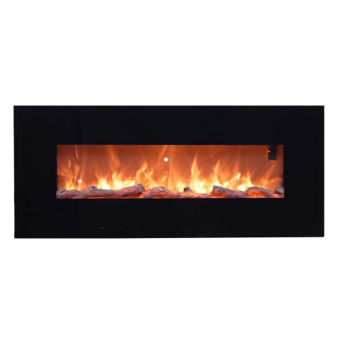 Cheminée électrique 1500W poêle moderne murale Stelvio Promotion