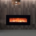 Cheminée électrique 1500W poêle moderne murale Stelvio Vente
