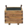 Jardinière en bois 40x40 cm pour plantes, jardin, terrasse extérieure Gladys Offre