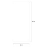 Treillis en bois 60x180 cm pour plantes grimpantes jardin terrasse Offre