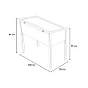Serre en bois pour semis 50x100cm jardinière surélevée pour plantes de jardin Basil Remises