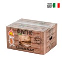 Bois de chauffage d'olivier 320kg pour cheminée et poêle sur palette Olivetto Vente