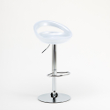 Tabouret de bar et cuisine réglable en hauteur pivotant avec repose-pieds Hollywood 