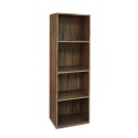 Bibliothèque de bureau de salon 4 étagères 40x132 cm étagère en bois Duval Dimensions