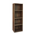 Étagère de salon bureau 4 niveaux 40x132 cm en bois Duval Dimensions
