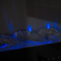 Cheminée murale encastrable poêle électrique à flamme multicolore LED Chicago Catalogue