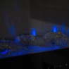Cheminée murale encastrable poêle électrique à flamme multicolore LED Chicago Catalogue
