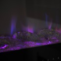 Cheminée murale encastrable poêle électrique à flamme multicolore LED Chicago Caractéristiques