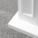 Cheminée électrique sur pied en bois blanc L 89,5 x H 90,5 x P 28 Jefferson Offre