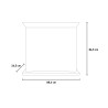 Cheminée électrique sur pied en bois blanc L 89,5 x H 90,5 x P 28 Jefferson Achat