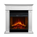 Cheminée électrique sur pied en bois blanc L 89,5 x H 90,5 x P 28 Jefferson Vente