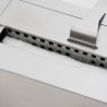 Cheminée murale encastrable à bioéthanol, design moderne en verre noir et acier Pechino Offre
