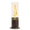 Cheminée à bioéthanol intérieur/extérieur de table flamme tornado Tolosa Remises