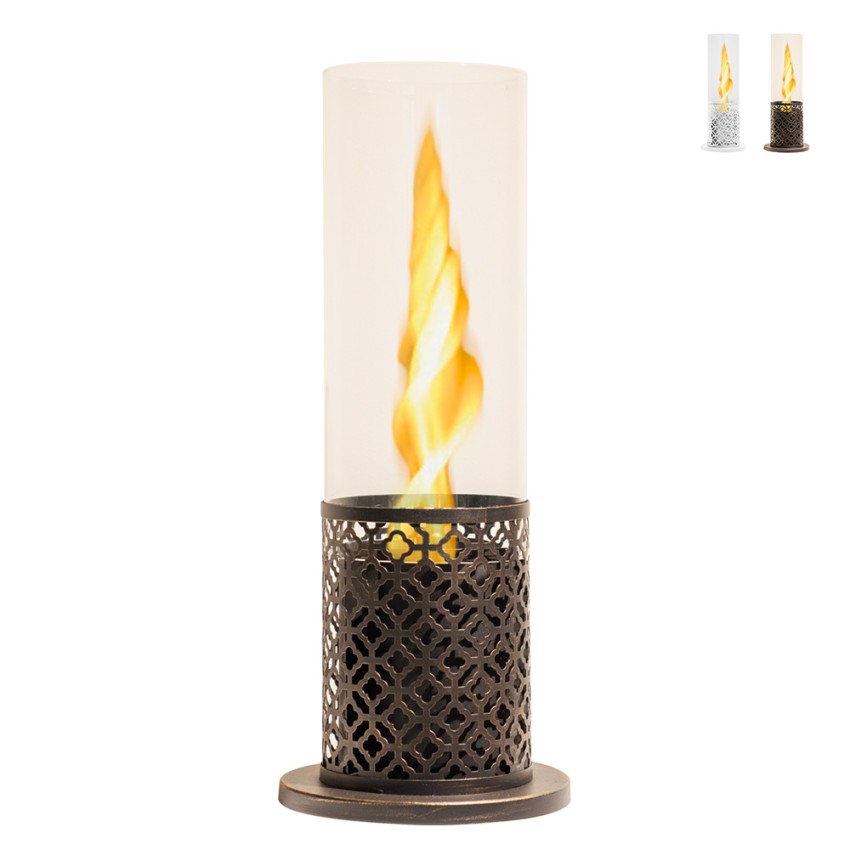 Cheminée à bioéthanol intérieur/extérieur de table flamme tornado Tolosa Promotion Cheminée à bioéthanol intérieur/extérieur de table flamme tornado Tolosa Promotion