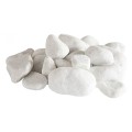 Ensemble de 24 pierres décoratives blanches pour cheminée à bioéthanol bio-cheminée Promotion
