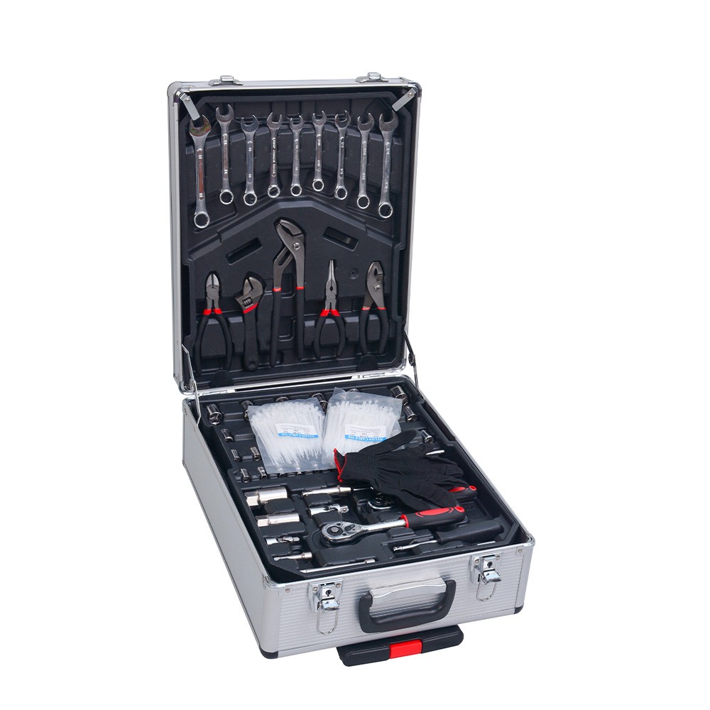 Mallette XXL avec 399 outils valise à roulettes coffret bricolage