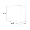 Abri de jardin en métal 201x121cm Basic XS pour outils Vente