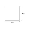 Clôture de jardin haie artificielle anti-vue 4 pièces 50x50 cm Lauro Ceraso Plus Offre