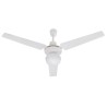 Ventilateur de plafond moderne blanc 3 pales 120 cm avec lumière 70W Hitz Promotion
