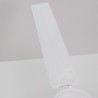 Ventilateur de plafond blanc moderne 3 pales 120cm avec lumière 70W Hitz Vente