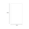 Moustiquaire enroulable 60x150cm universelle pour fenêtre Easy-Up B Caractéristiques
