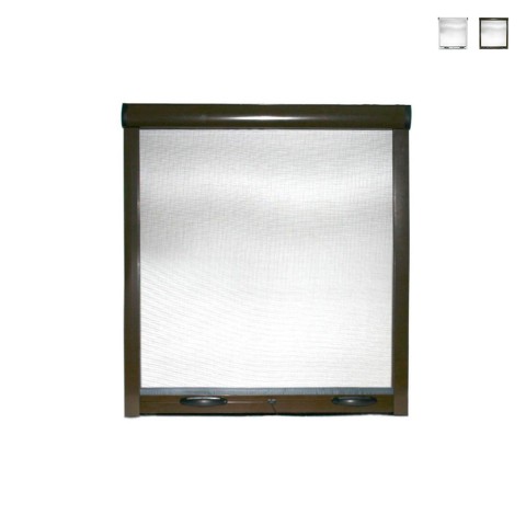 Moustiquaire à enrouleur pour fenêtre 140x170 cm en kit universel Easy-Up V Promotion