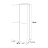 Armoire de rangement extérieur pour jardin terrasse 2 portes 4 compartiments Jumbo Réductions