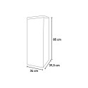 Armoire multi-usage 1 porte 2 étagères intérieur extérieur jardin Care Offre