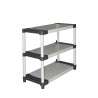 Étagères de rangement pour jardin, garage, cave avec 3 niveaux Rack Promotion